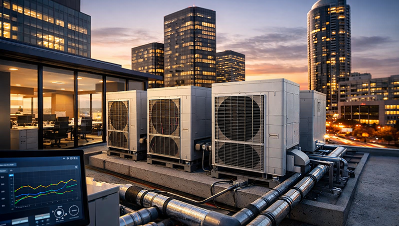 VRF em alta em 2026: vantagens, aplicações e ROI impulsionam mercado de climatização