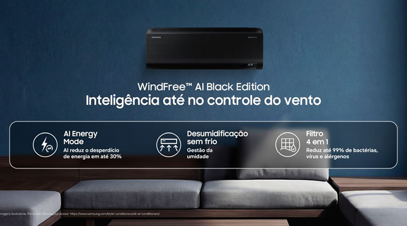 Com foco em modelos acima de 18.000 BTUs, marca destaca soluções WindFree™ que aliam inteligência artificial, eficiência energética e alta resistência térmica